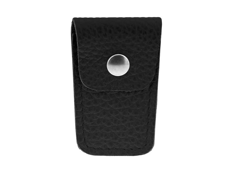 Etui Ciseaux pliants cuir noir