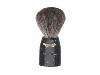 BLAIREAU PLISSON PUR GRIS - MONTURE NOIR MOUCHETE