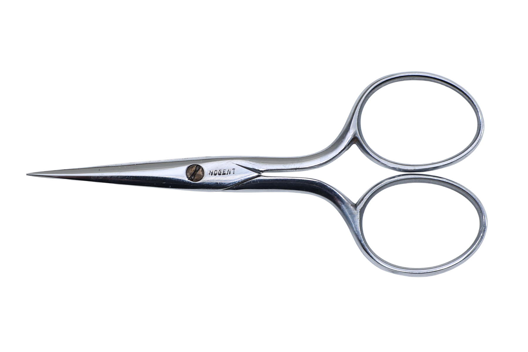 Ciseaux artisanal des Frères Henry à broder lame ronde 9 cm - modèle Jambette