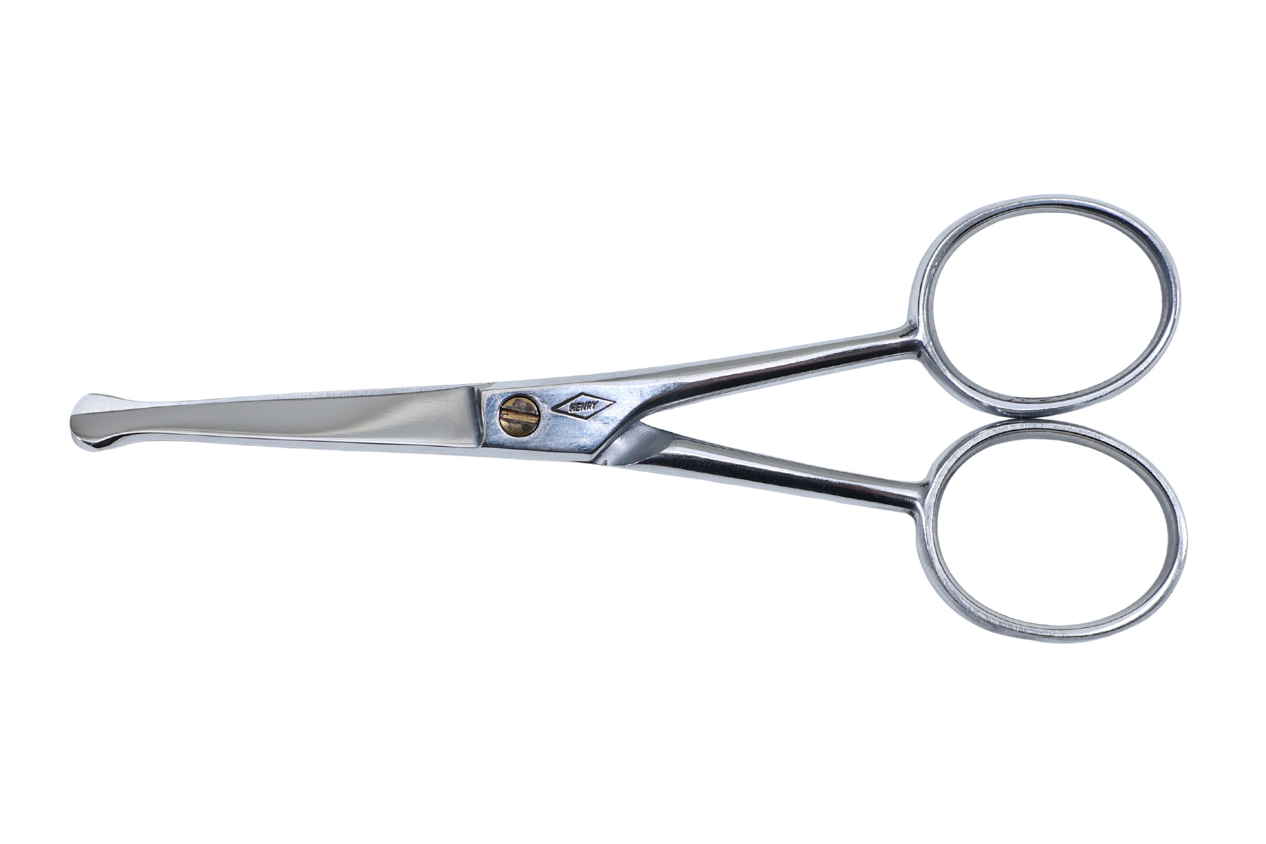 Ciseaux à moustache, nez, barbe, Frères Henry - 11 cm